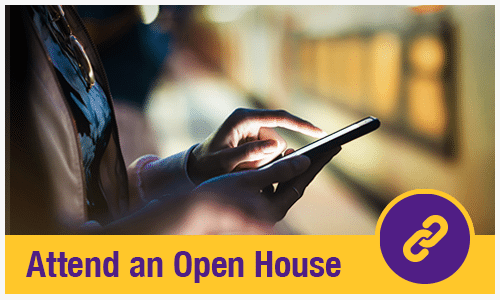 image promoting open house events at Meta-Minds Creative